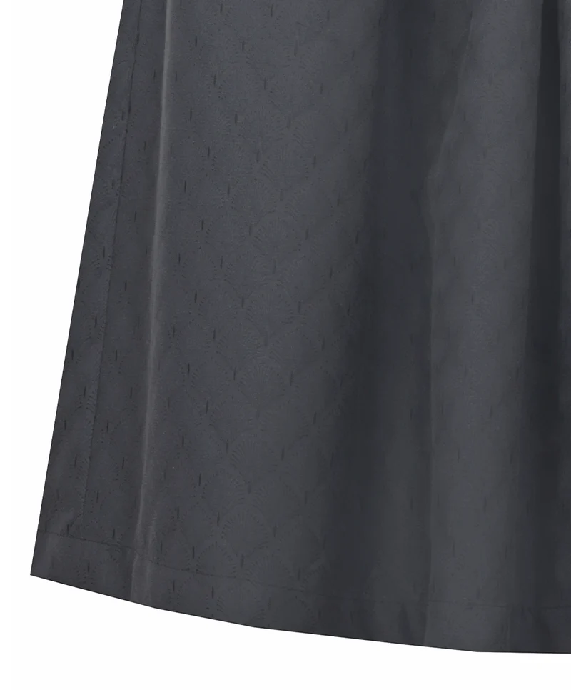 MarJo Dirndl Otterfing Asphalt Schwarz Gerader Ausschnitt 70cm
