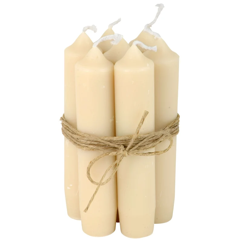 6er Set Kerzen 11 cm hoch