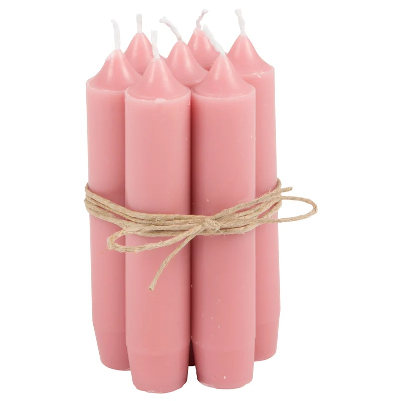 6er Set Kerzen 11 cm hoch