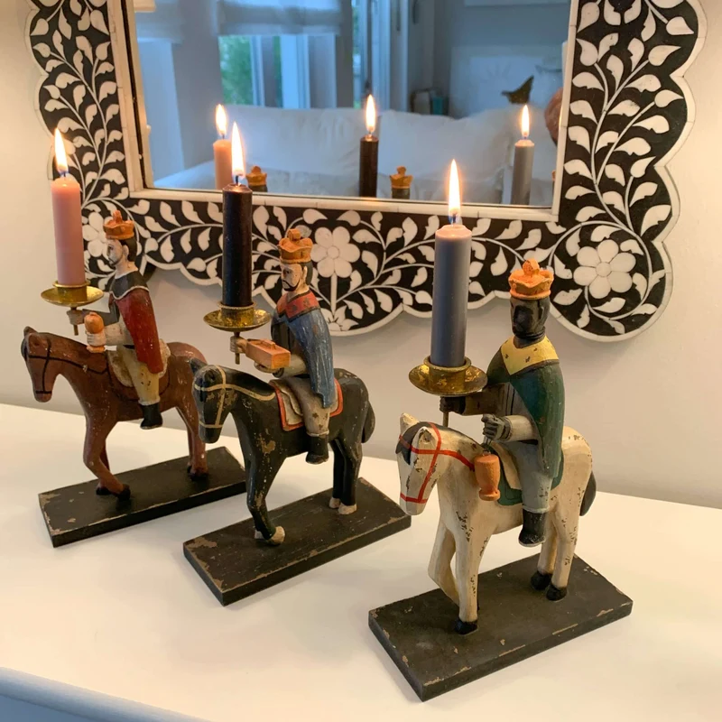 6er Set Kerzen 11 cm hoch