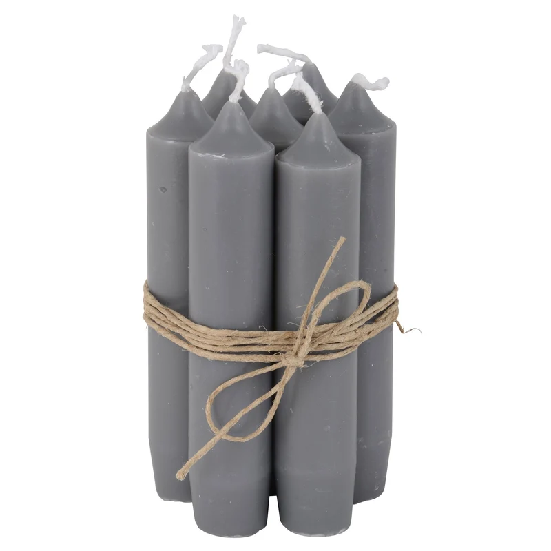 6er Set Kerzen 11 cm hoch