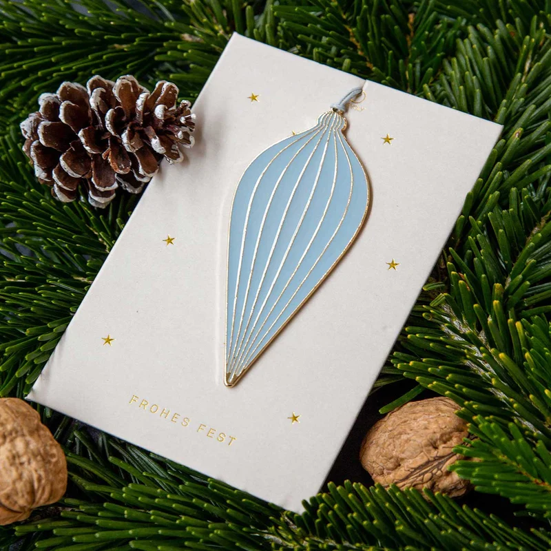 Baumschmuck "Frohes Fest", Geschenkanhänger