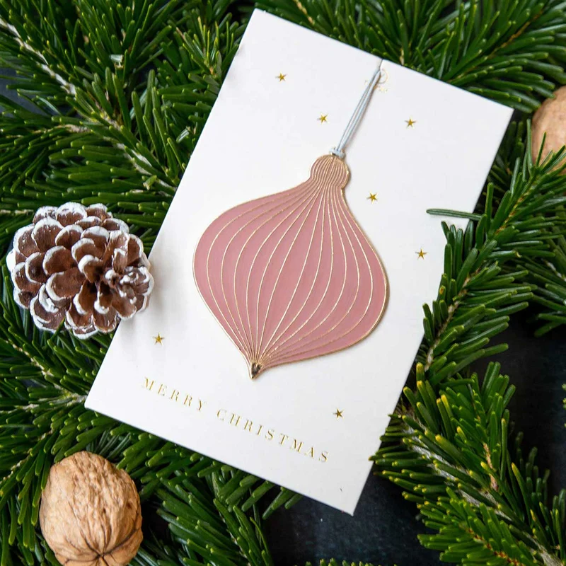 Christbaumschmuck "Merry Christmas"