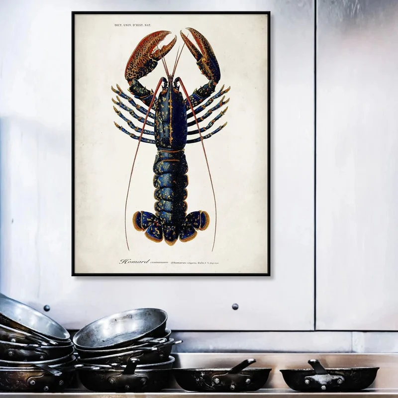 Kunstdruck 'Lobster' Poster - The Dybdahl Co