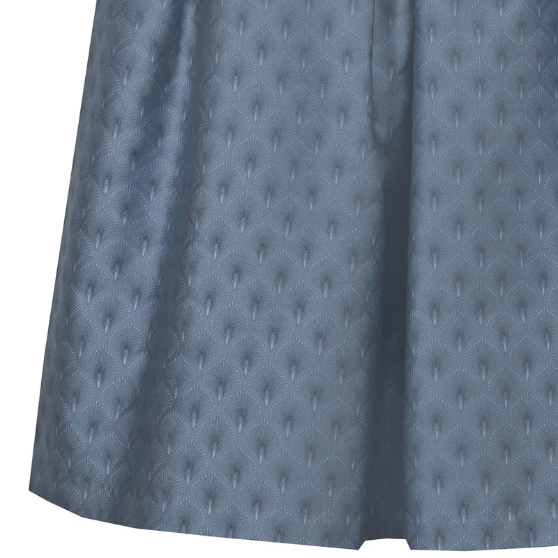 MarJo Dirndl Grafling Marine/Dunkelblau Samt 65cm