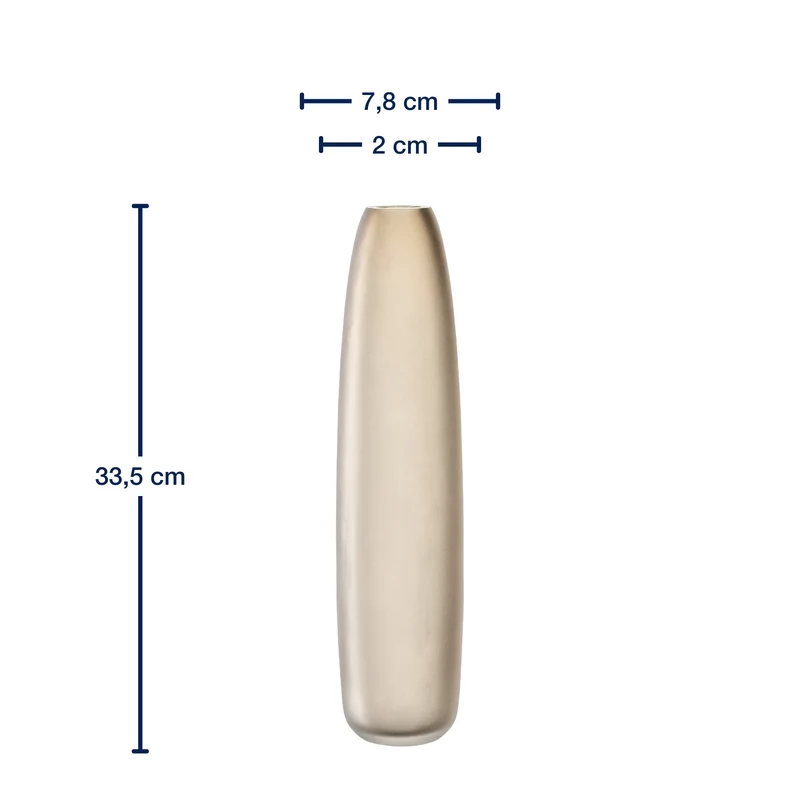 Bodenvase BELLAGIO 34 cm beige
