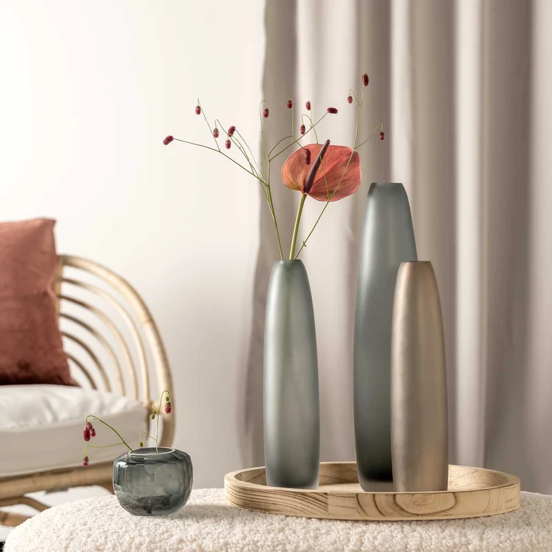 Bodenvase BELLAGIO 34 cm beige
