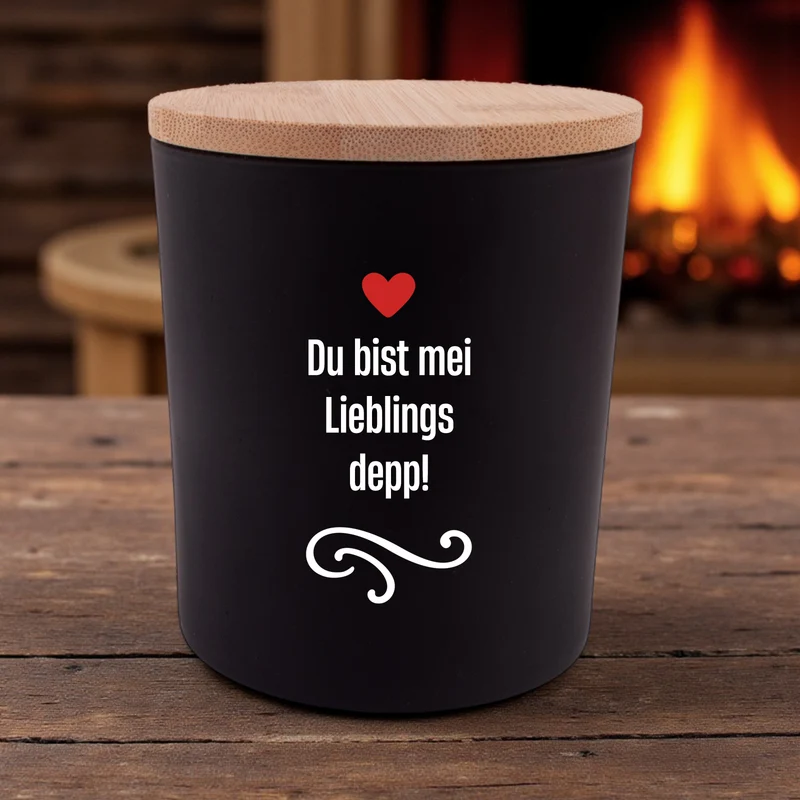 Duftkerze "Du bist mei Lieblingsdepp!"