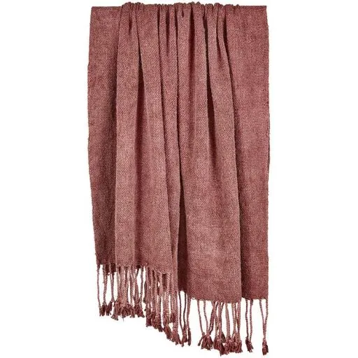 Decke Plaid SAMSARA spice 130x180 cm | handgesponnene Baumwolle | Liv Interior