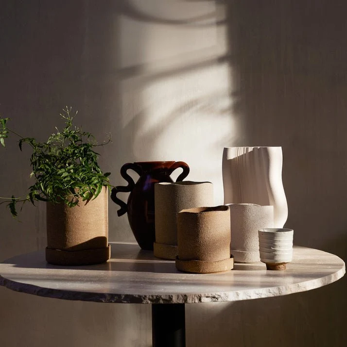 Blumentopf Uneru Pot Grau 16cm - ferm Living