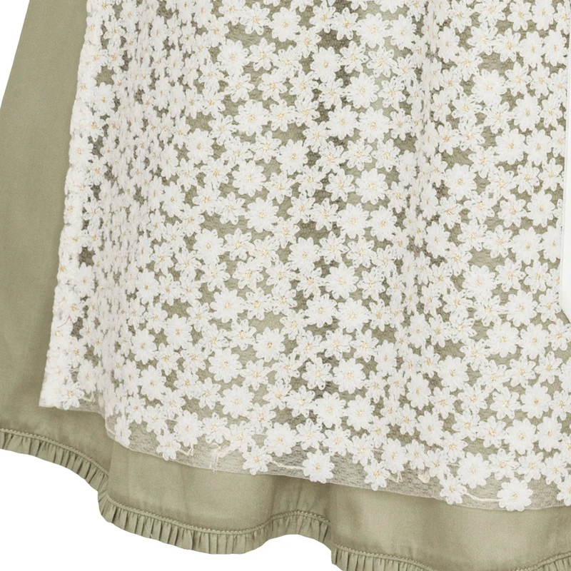 Alpenfee Dirndl Xara Mint Grün Hochgeschlossen 60cm