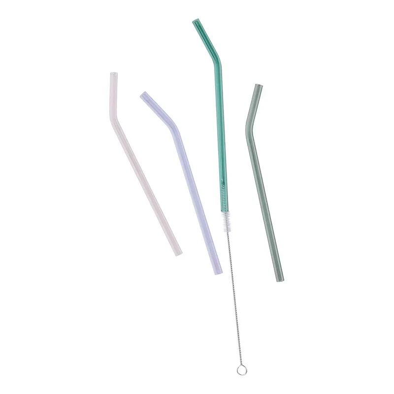 Glastrinkhalm LONG DRINK II (5-teilig)
