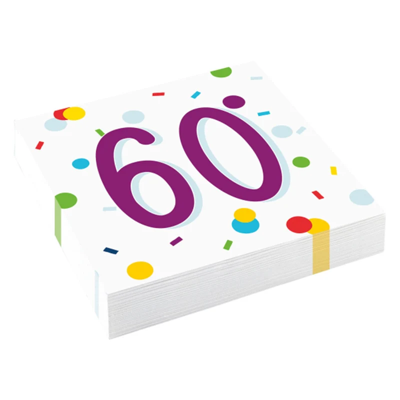 "Confetti Birthday" Servietten | 20Stk./33x33cm