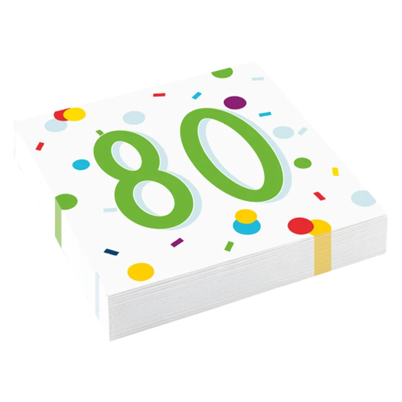 "Confetti Birthday" Servietten | 20Stk./33x33cm