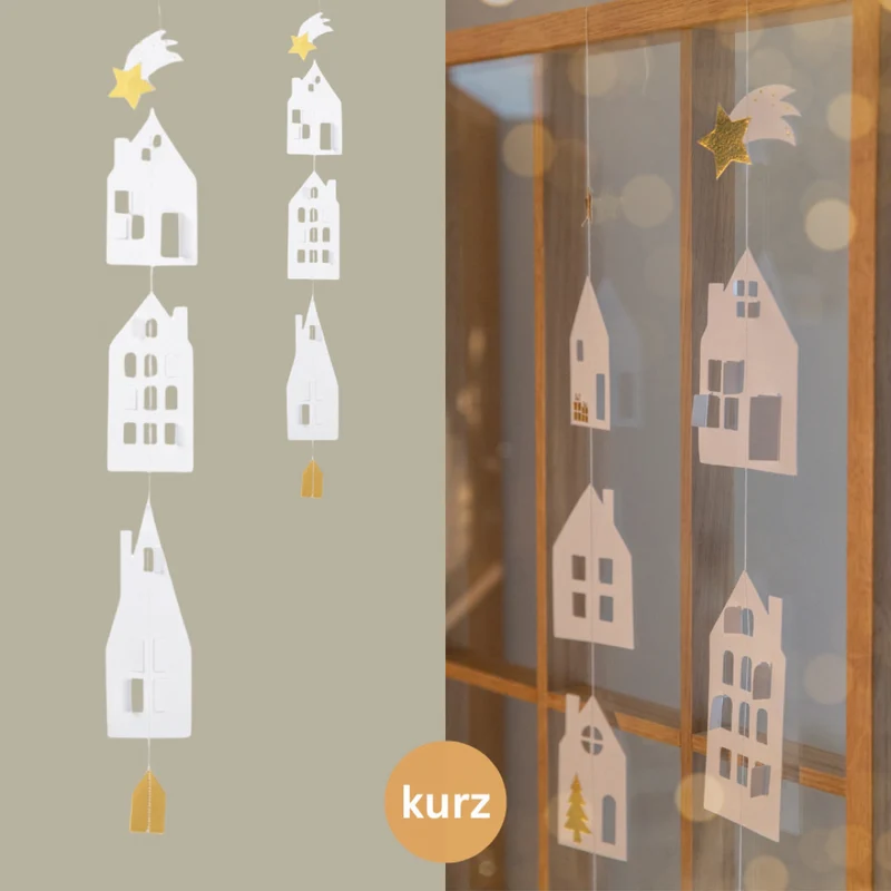 Räder Häuschenkette Winterstadt Kurz