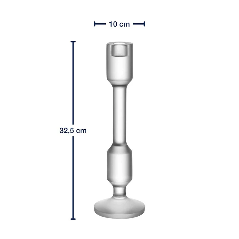 Leuchter RIALTO 33 cm satiniert