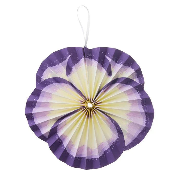 Papier Rosette Flower Purple ⌀32cm - Bungalow DK