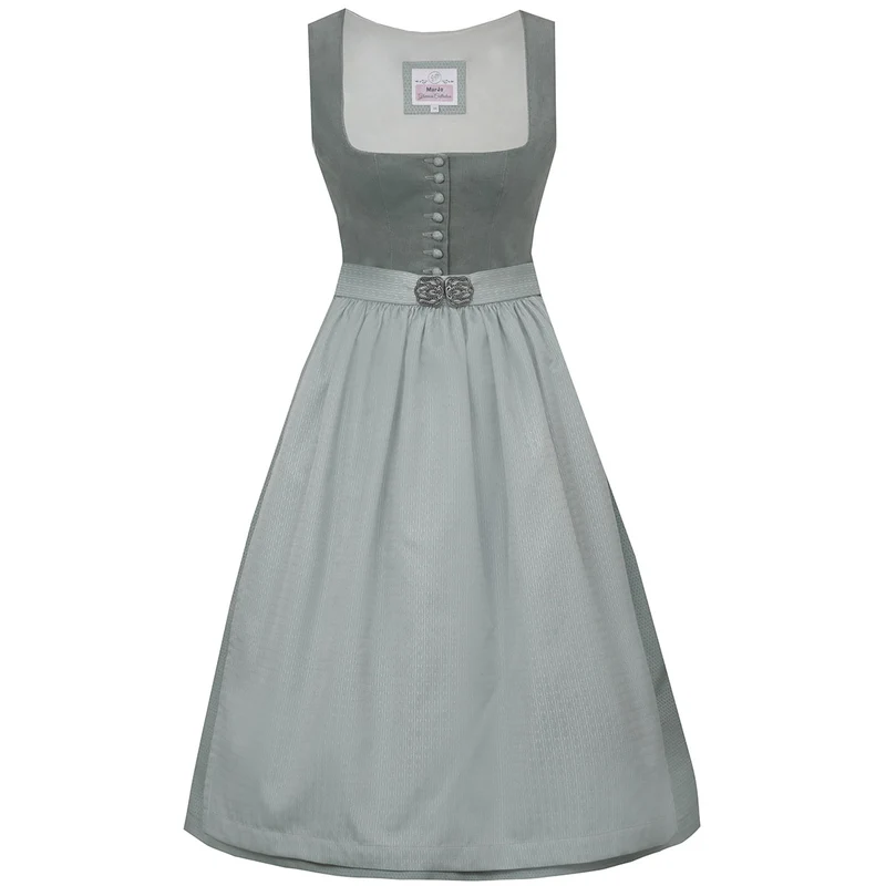 MarJo Dirndl Osterhofen Salbei/Grün Cord 70cm