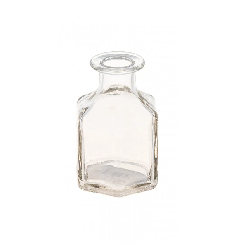 Glas Vase eckig klein (1 Stück)