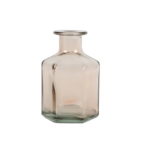 Glas Vase eckig klein (1 Stück)