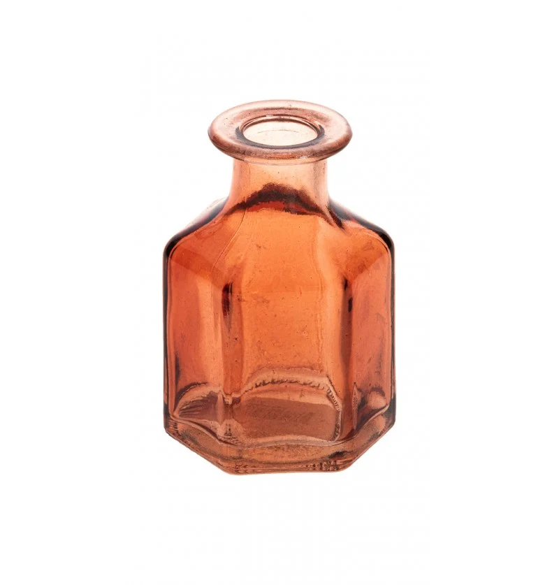 Glas Vase eckig klein (1 Stück)