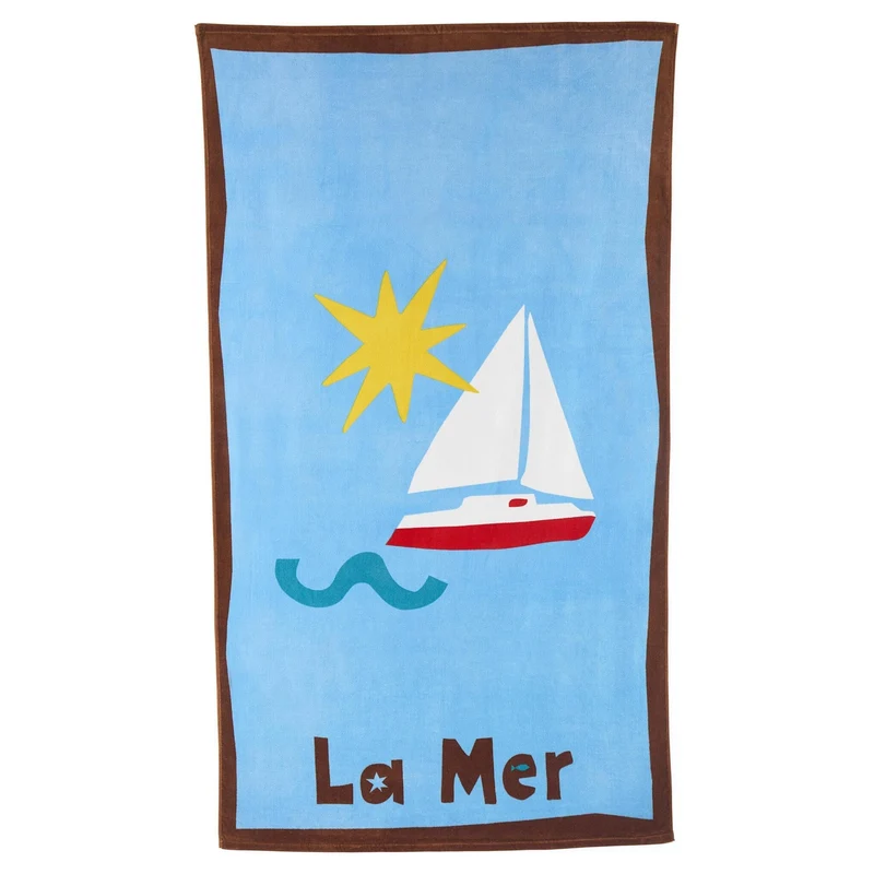 Strandtuch PLAYA LA MER hellblau
