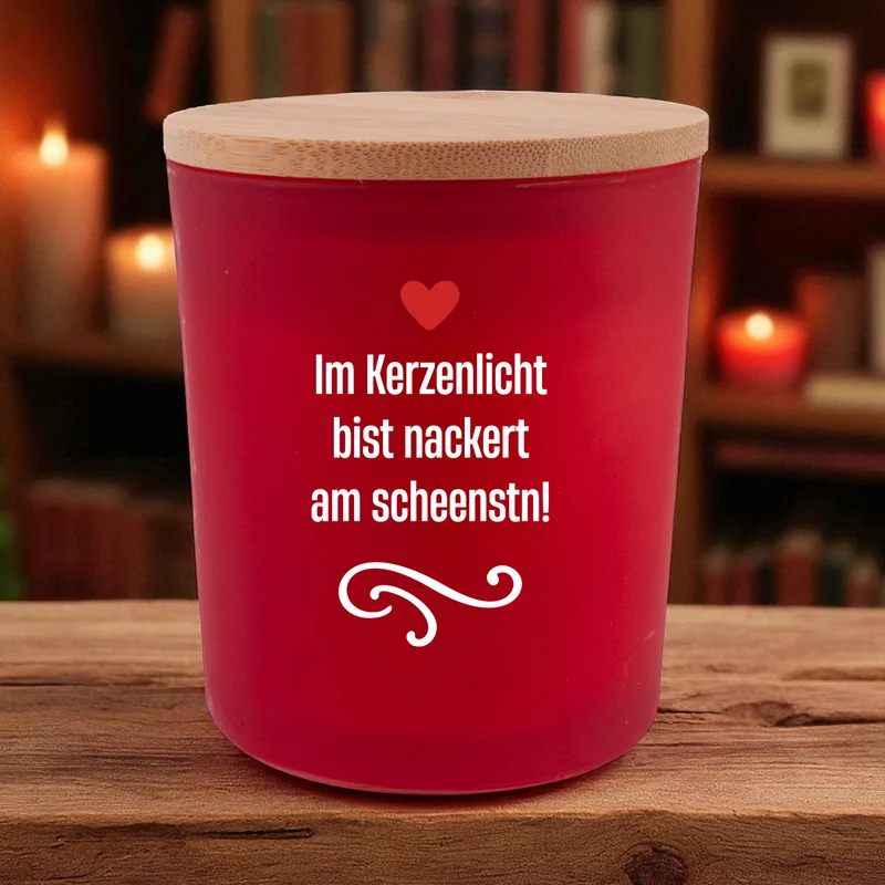 Duftkerze "Nackert am scheenstn!"