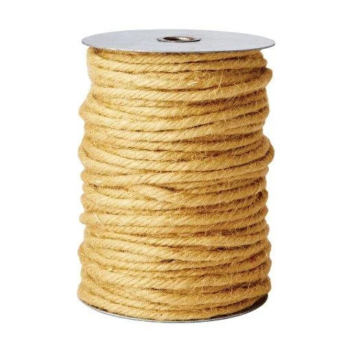 Jute Schnur gelb BIND 33 Meter Stärke 4 mm Dekoband auf Spule Affari of Sweden