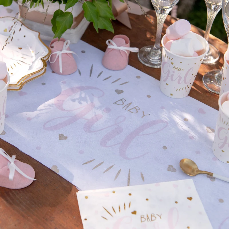 Baby Shower Pappbecher Girl (10 Stück)