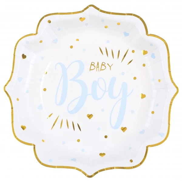 Baby Shower Pappteller Boy (10 Stück)