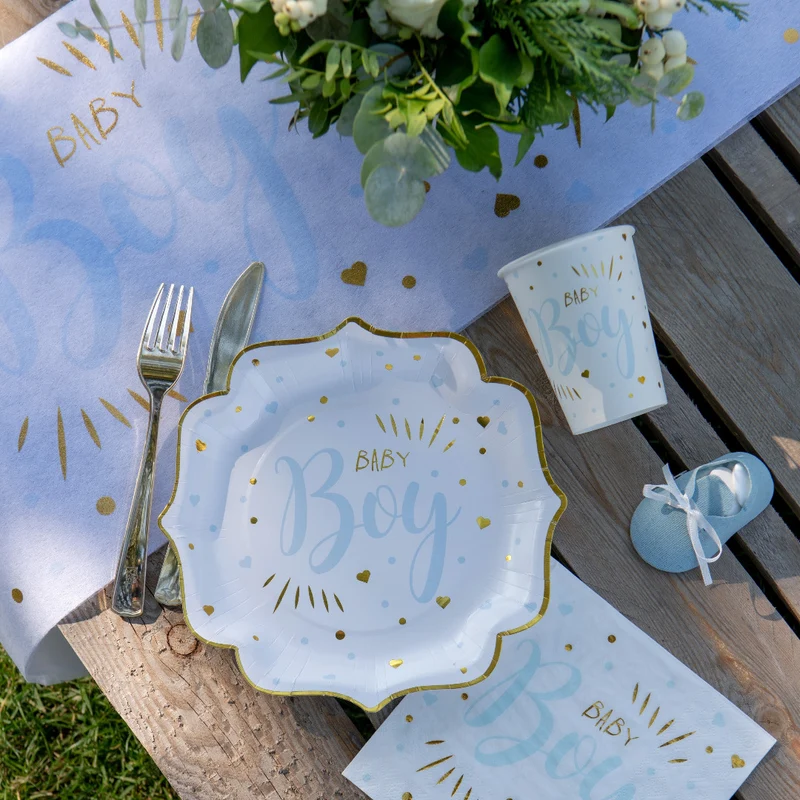 Baby Shower Pappteller Boy (10 Stück)