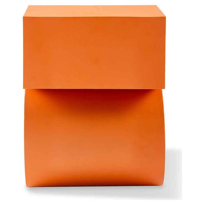 skulpturaler Beistelltisch KOMBO orange
