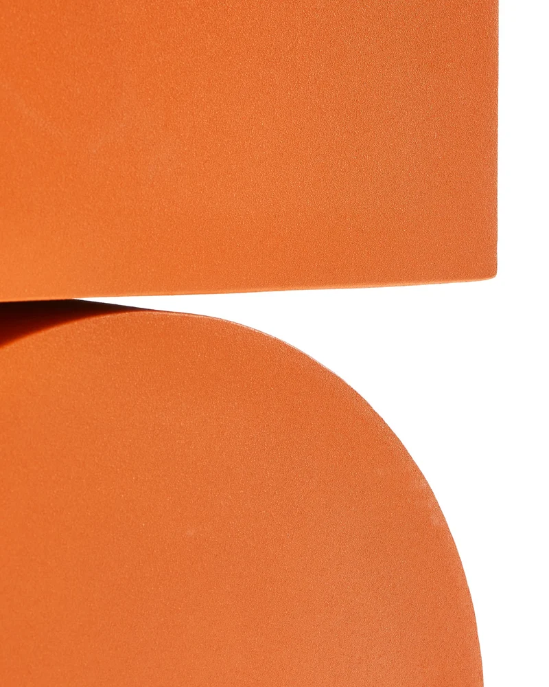 skulpturaler Beistelltisch KOMBO orange