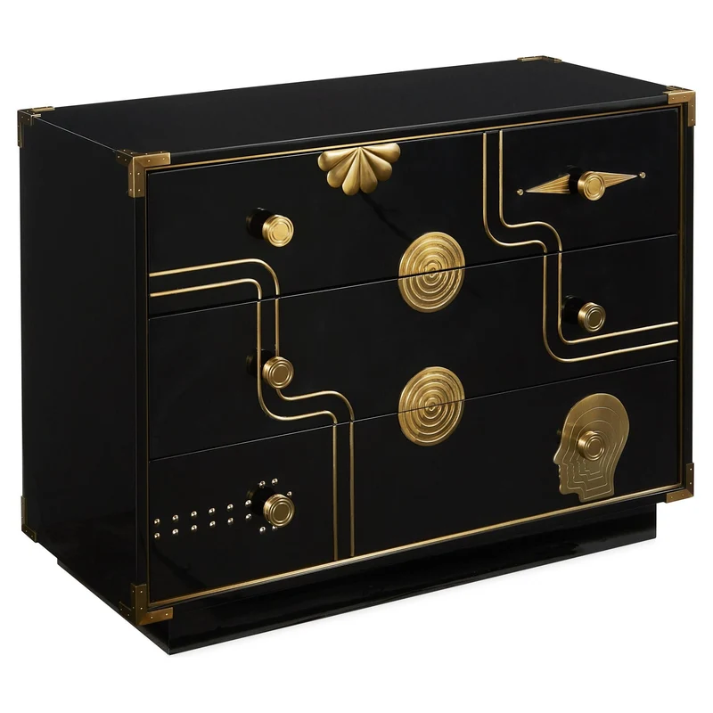 Kommode GALA CHEST schwarz