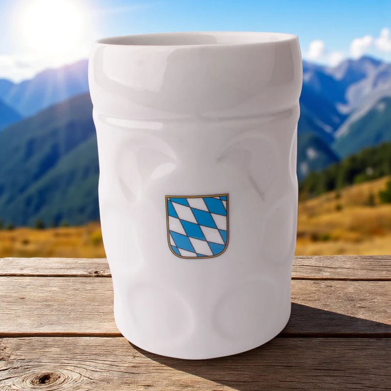 Maßkrug-Kaffeetasse "Bayernwappen"