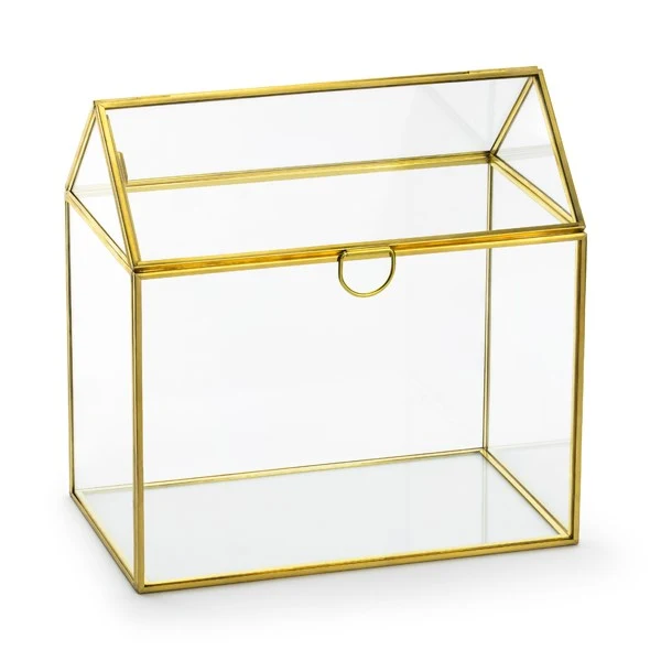 Glas Briefbox Hochzeit