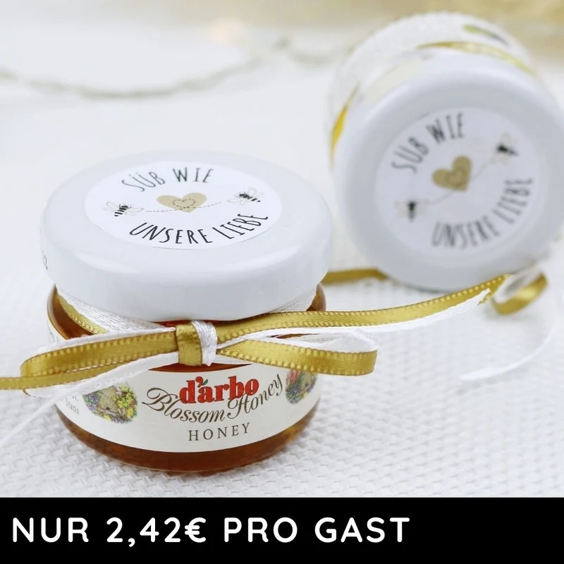 Gastgeschenk Set Bienenhonig (24 Stück)