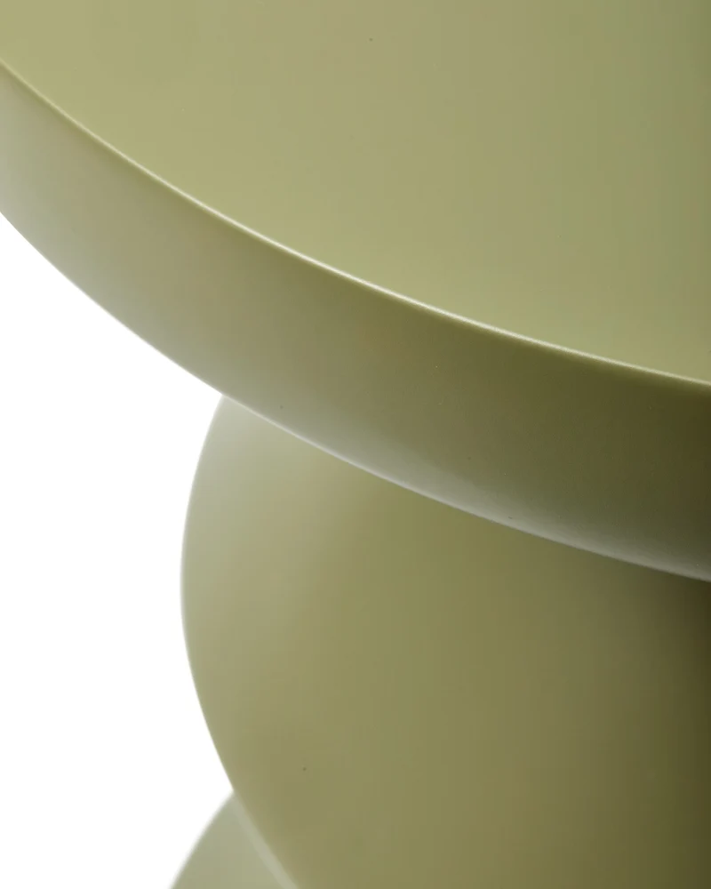 Outdoor Hocker ZIG ZAG olivgrün
