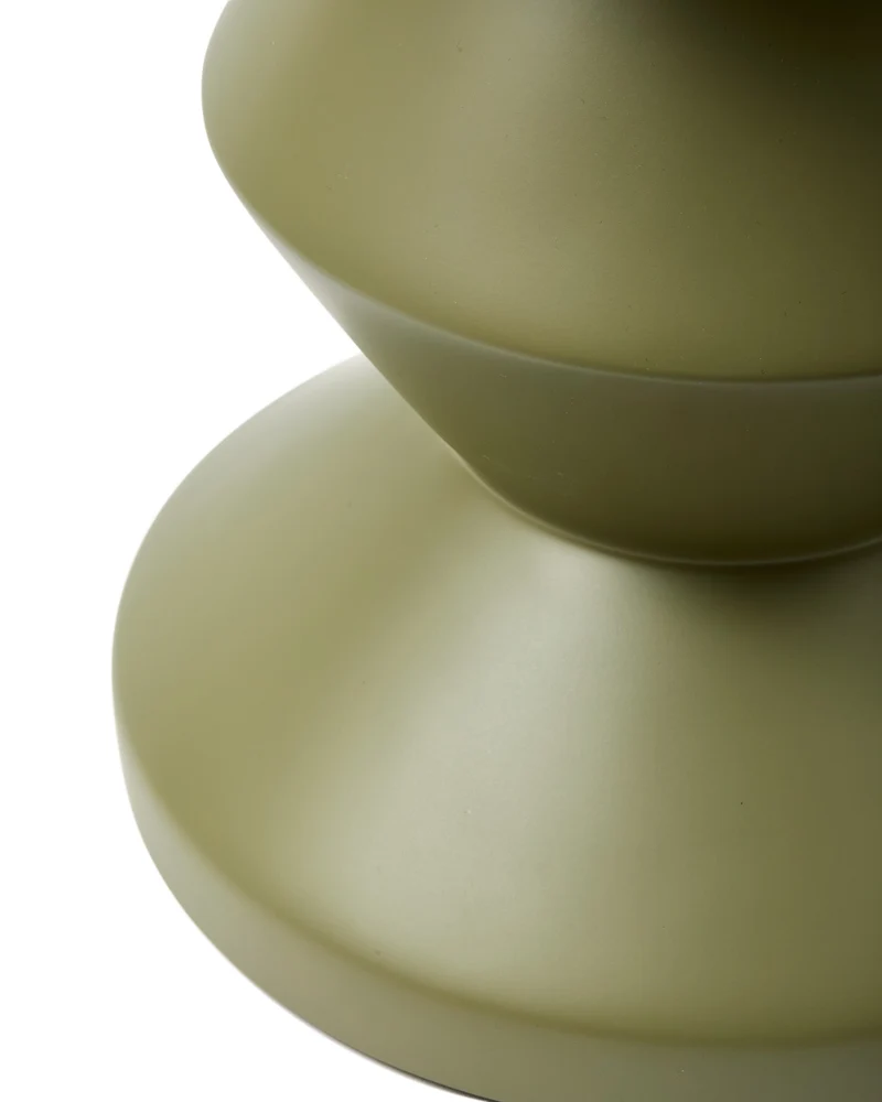 Outdoor Hocker ZIG ZAG olivgrün