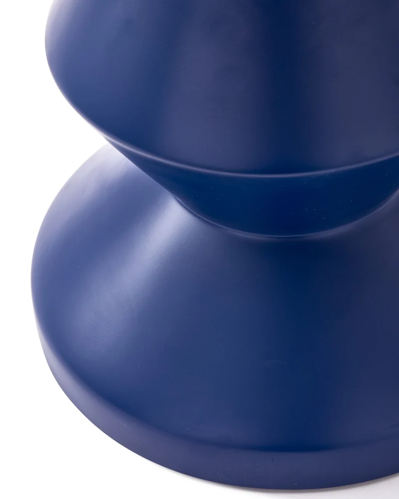 Outdoor Hocker ZIG ZAG dunkelblau
