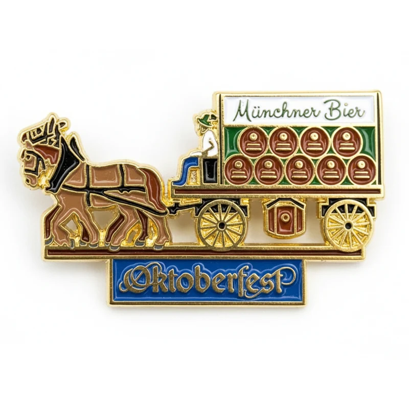 Anstecker Oktoberfest™ Pin Bierwagen