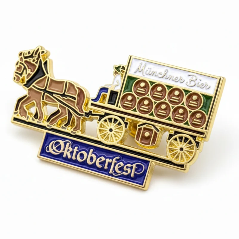 Anstecker Oktoberfest™ Pin Bierwagen