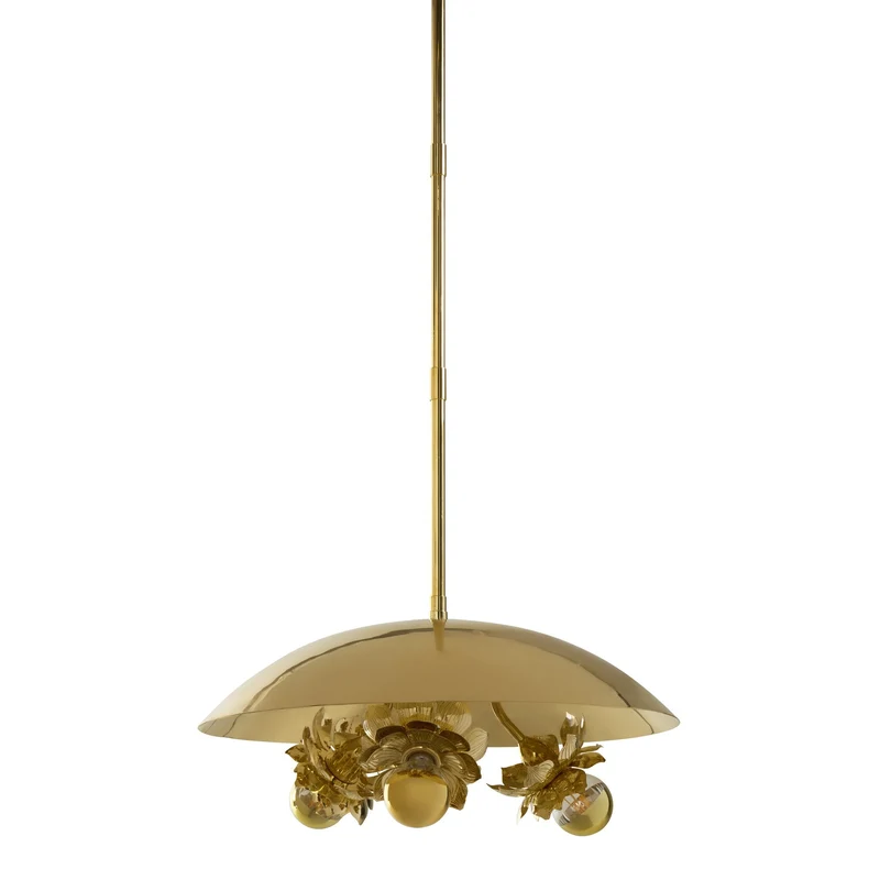 Deckenlampe BRASS FLOWER gold