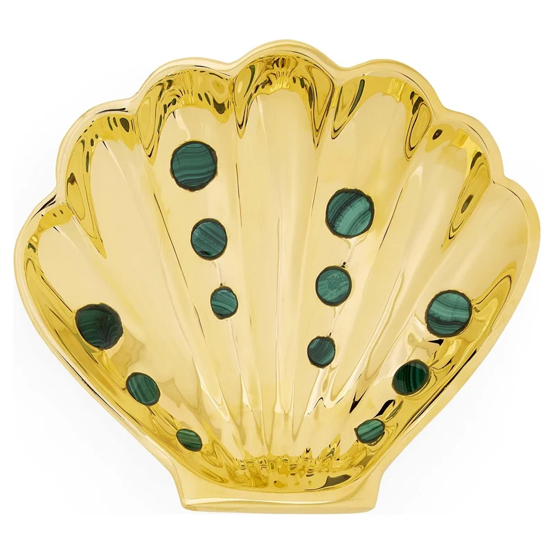 Ablageschale BRASS CLAM SHELL gold