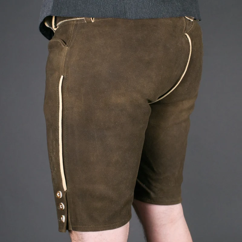 Datschi Trachten Lederhose Fonsi Sämisch Braun
