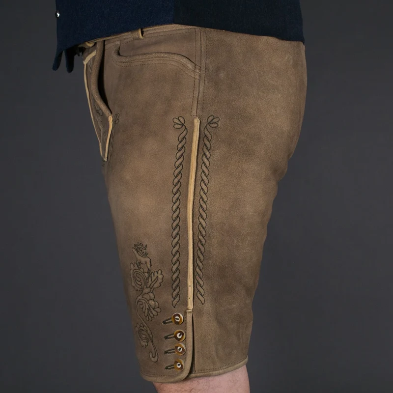 Datschi Trachten Lederhose Anton Sämisch Sand/Beige