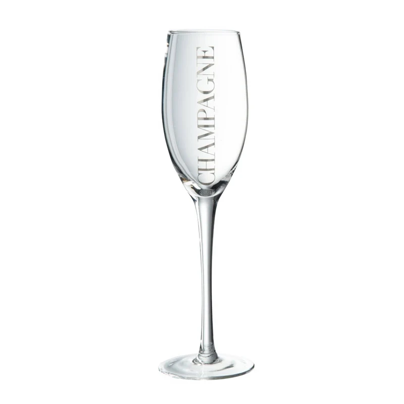 Sekt-Glas in Silber 6-er Set