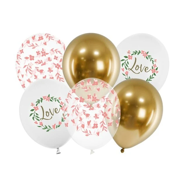 Luftballon Mix Love (6 Stück)