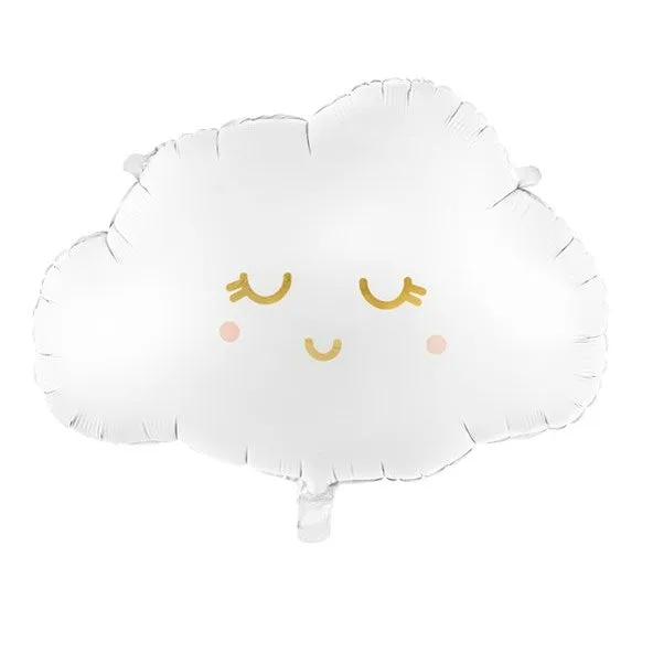 Folienballon Wolke niedliches Gesicht