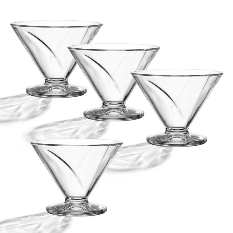 Eisschale aus Glas CONO 270 ml 4er-Set